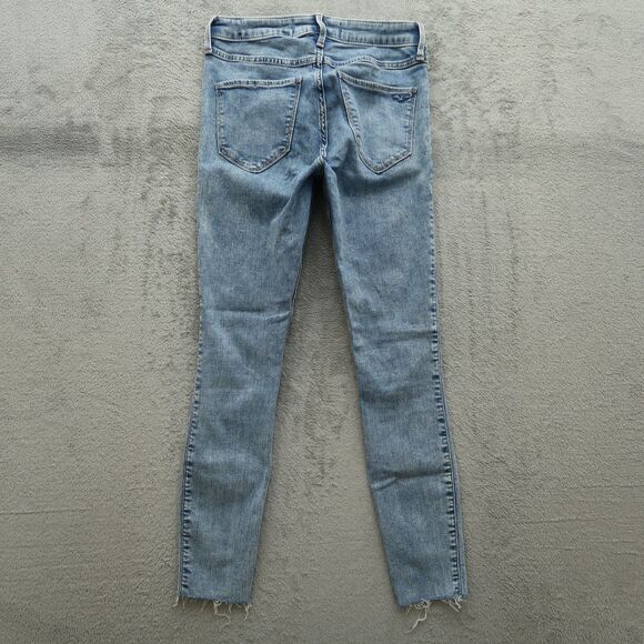 Hollister Jeans Junior's Size 5R High-Rise Crop Legging Denim Pants 25" Inseam - Picture 12 of 16